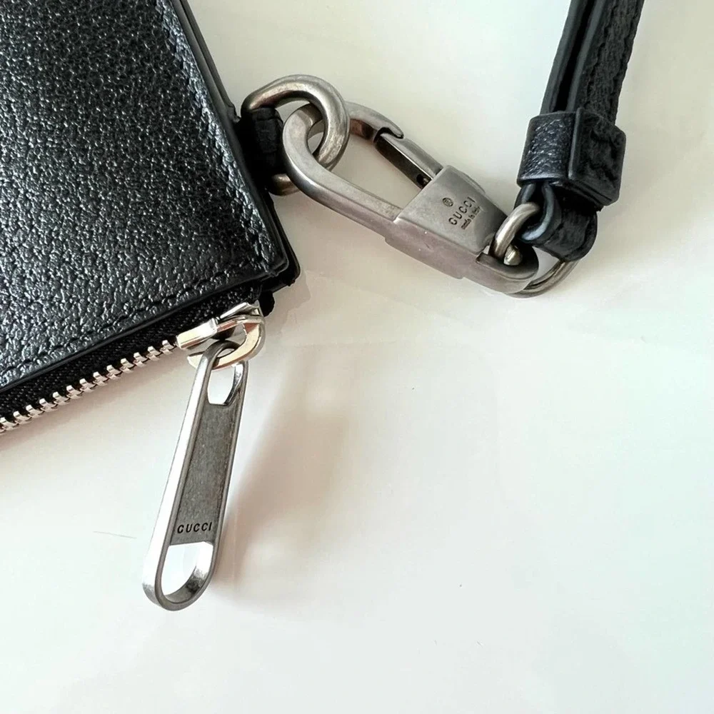 NEW!!! Gucci black clutch unisex style 100% Authentic - Picture 4 of 6